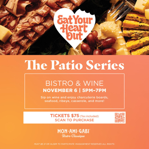 The Patio Series: Bistro & Wine - Flyer