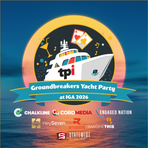 Flyer: GROUNDBREAKERS YACHT PARTY AT IGA 2026