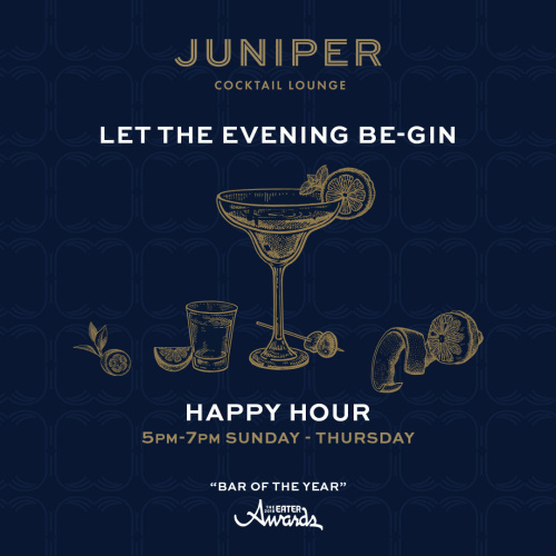 Happy Hour - Juniper Cocktail Lounge