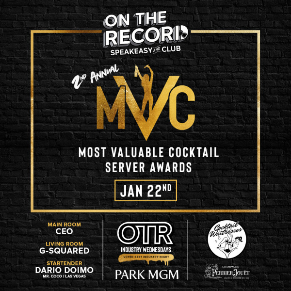 Most Valuable Cocktail Server Awards