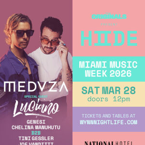 Flyer: Miami Music Week 2026