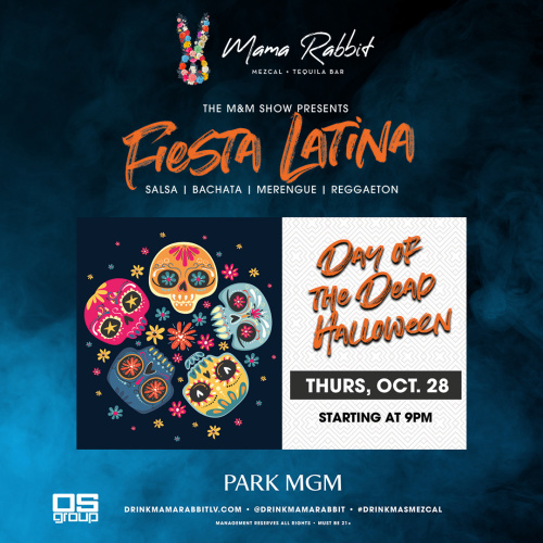 Flyer: Fiesta Latina - Day of the Dead Halloween