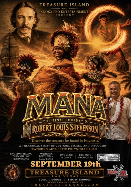 MANA: The Final Journey of Robert Louis Stevenson - Flyer