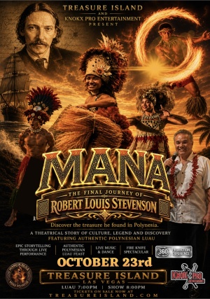 Flyer: MANA: The Final Journey of Robert Louis Stevenson