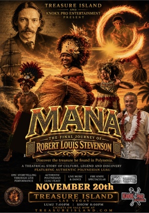 Flyer: MANA: The Final Journey of Robert Louis Stevenson
