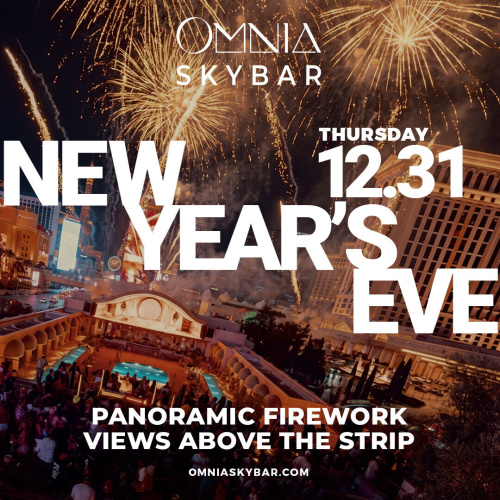 OMNIA Skybar - New Year's Eve - Flyer