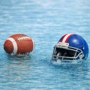 Flyer: FOOTBALL PRESEASON WITH SOUNDS BY OUR HOUSE DJ