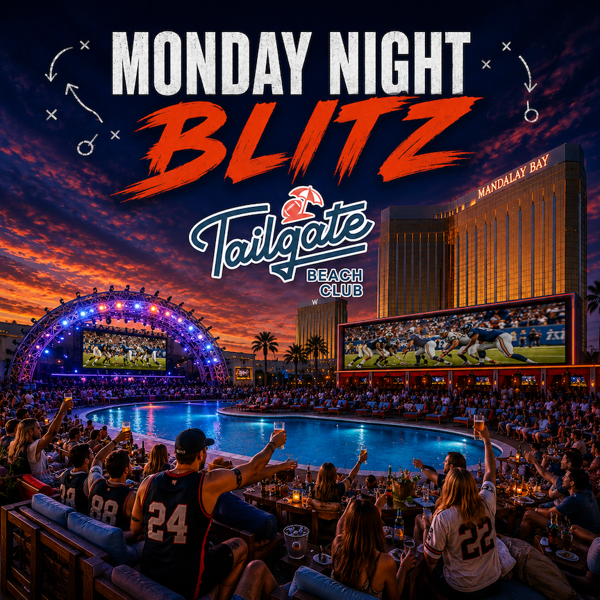 POOLSIDE MONDAY WITH DALLAS VS. PHILADELPHIA ON MNF at Tailgate Beach Club