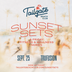 Flyer: SUNSET SETS: HEALTH & WELLNESS FRIDAY W/ TrueFusion