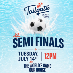 Flyer: WORLD SOCCER WATCH PARTY | SEMIFINALS