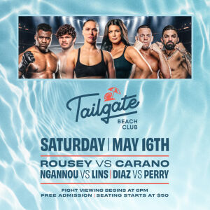 Flyer: MMA FIGHT NIGHT: ROUSEY, DIAZ & NGANNOU