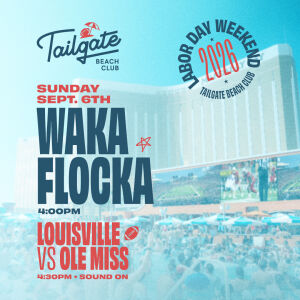 Flyer: WAKA FLOCKA PERFORMING LIVE WITH COLLEGE FOOTBALL GAME DAY