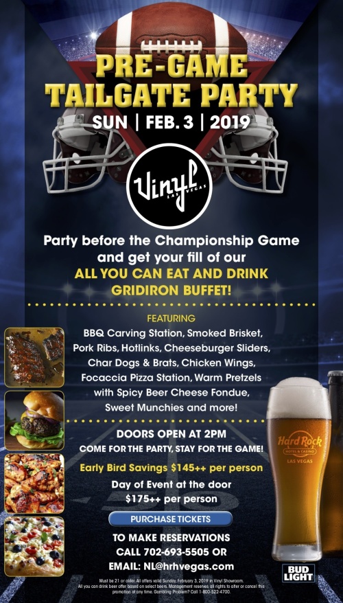 Big Game Party - HRH Events