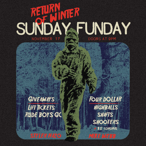 Return of Winter - Sunday Funday - Dancing Sasquatch