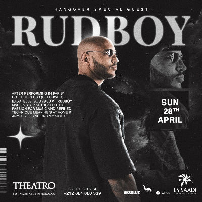 Theatro x Rudboy, Sunday, April 28th, 2024