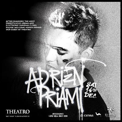 Theatro x Adrien Priami, Saturday, December 14th, 2024