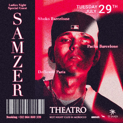 Ladies Night x Samzer, Tuesday, July 29th, 2025