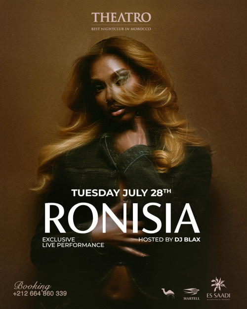 Live Performance: Ronisia - Flyer