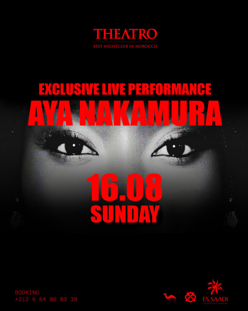 Live Performance: Aya Nakamura - Flyer