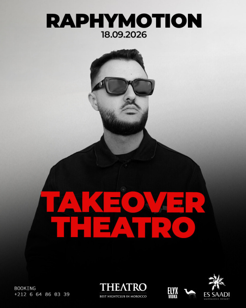 Raphymotion TAKEOVER Theatro - Flyer