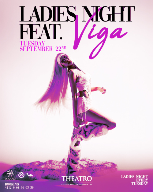 Ladies Night Feat. Viga - Flyer