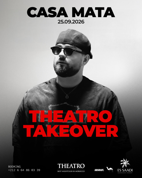 Casa Mata TAKEOVER Theatro - Flyer