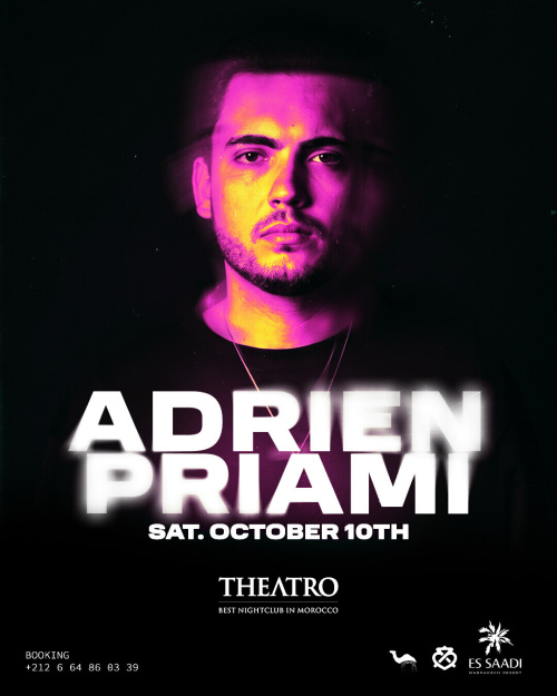 Theatro x Adrien Priami - Flyer
