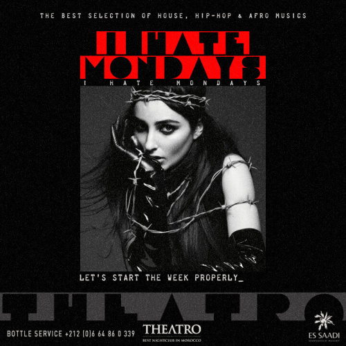 I Hate Mondays - Flyer