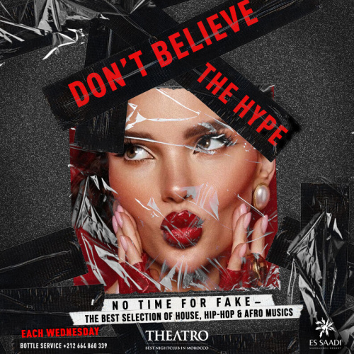 Don't Believe The Hype - Flyer