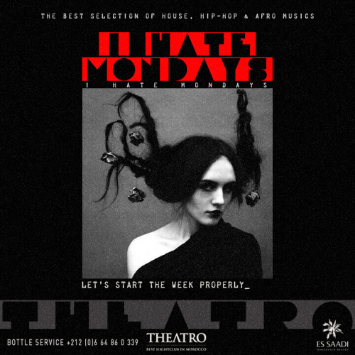 I Hate Mondays - Flyer