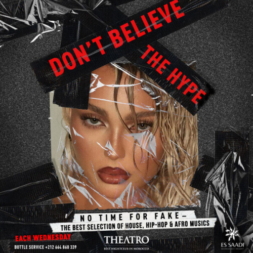 Don't Believe The Hype - Flyer