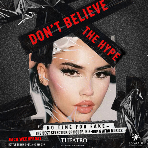 Don't Believe The Hype - Flyer