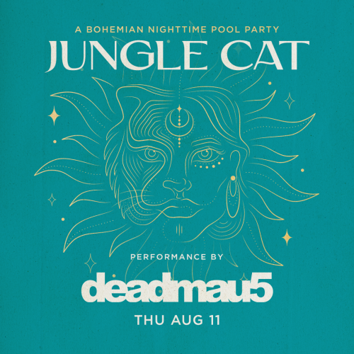 Flyer: Deadmau5, A Nighttime Pool Party