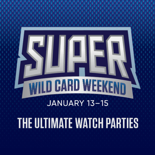 Super Wild Card Weekend - Flyer