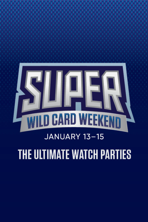 Super Wild Card Weekend - Flyer