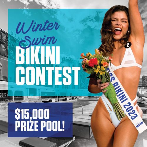 Winter Swim Bikini Contest - Flyer