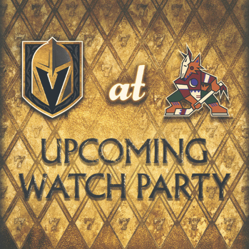 VGK Official Watch Party - Flyer
