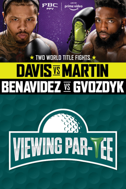 Flyer: Boxing: Davis vs Martin / Viewing Par-Tee