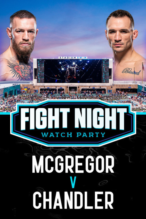 Flyer: UFC 303: McGregor vs Chandler Watch Party