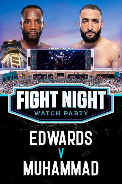 Flyer: UFC 304: Edwards vs Muhammad Watch Party