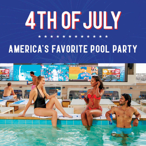 America's Favorite Pool Party - Flyer