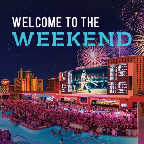 Welcome to the Weekend - Flyer