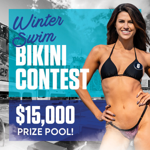 Winter Swim Bikini Contest - Flyer