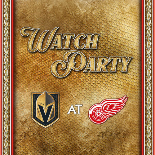 Official VGK Watch Party - Flyer