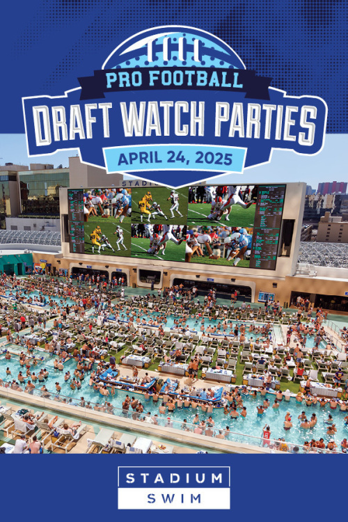 Pro Football Draft Watch Party - Stadium Swim