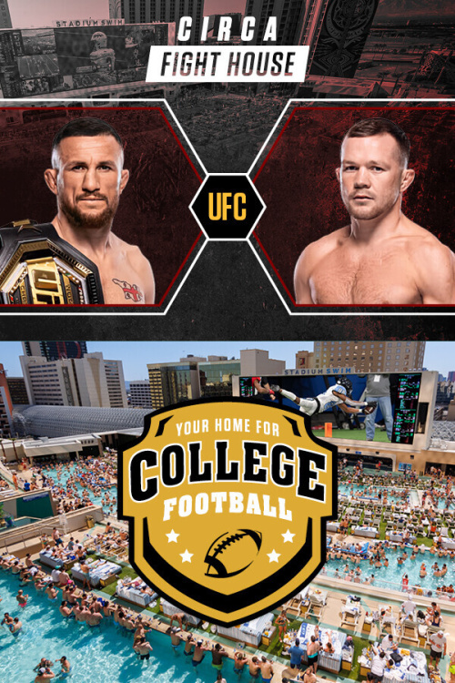 Your Home For College Football Conference Championships and Circa Fight House - Flyer