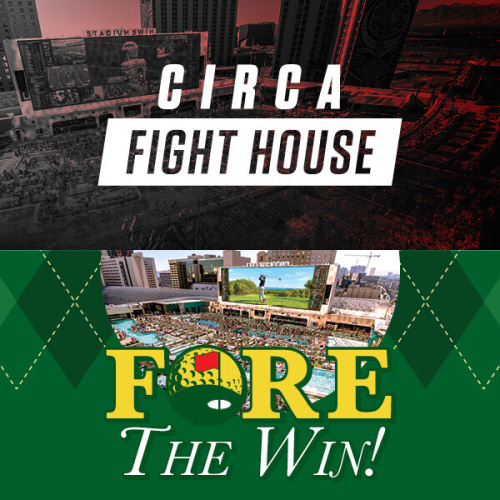 FORE The Win! & Circa Fight House - Flyer
