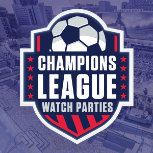 Flyer: Champions League Finals at Stadium Swim