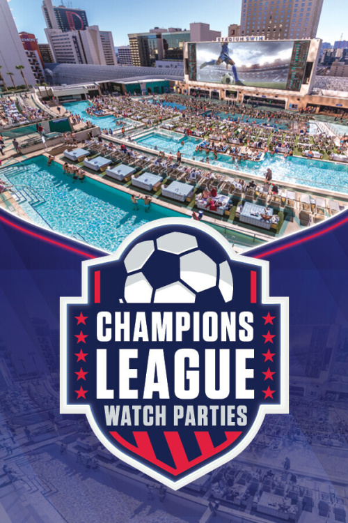 Champions League Finals at Stadium Swim - Flyer