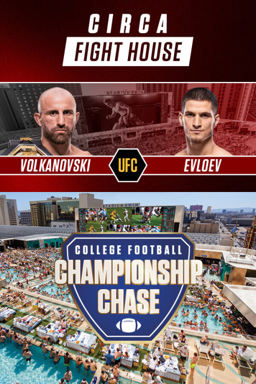 College Football & UFC 333 at Stadium Swim - Flyer